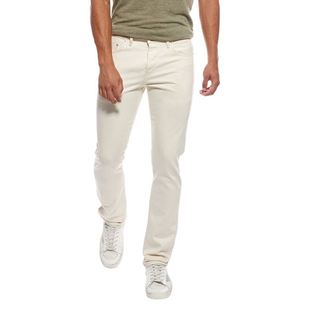 Officine Générale Mens Officine Generale Slim Fit Japanese Denim Jean, White